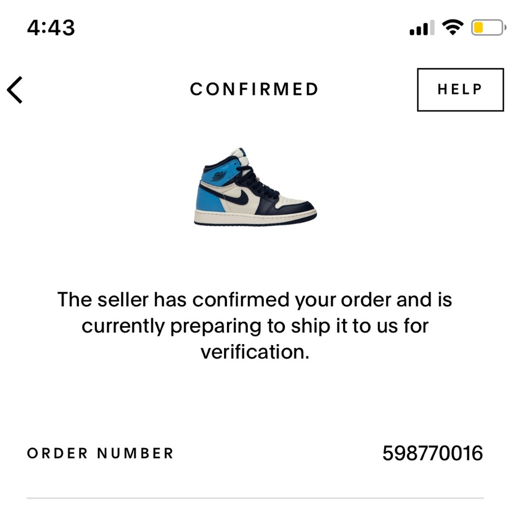 OBSIDIAN JORDAN 1 HIGH TOP (SOLD) - Picture 2 of 8